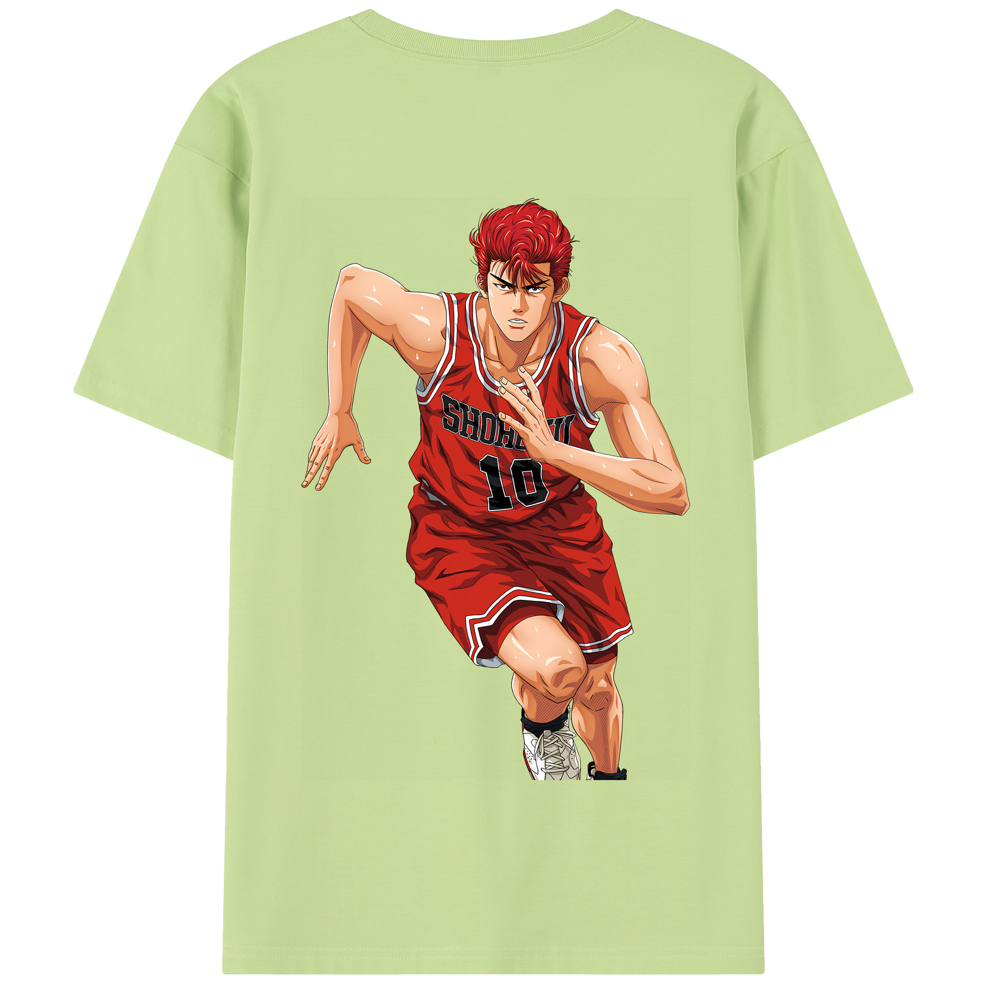 SLAM DUNK／スラムダンク 綿100％半袖Tシャツ（背面プリント）
